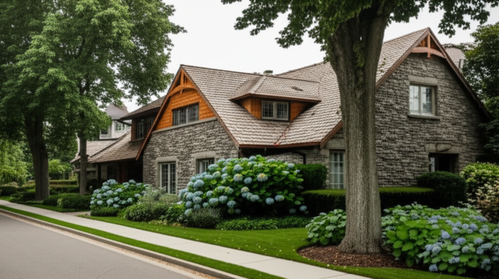 Lake Bluff, Illinois lakeside view